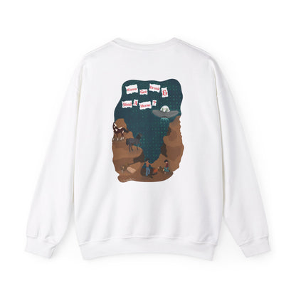 White Let’s Get Drunk & Steal A Horse Crewneck Sweatshirt