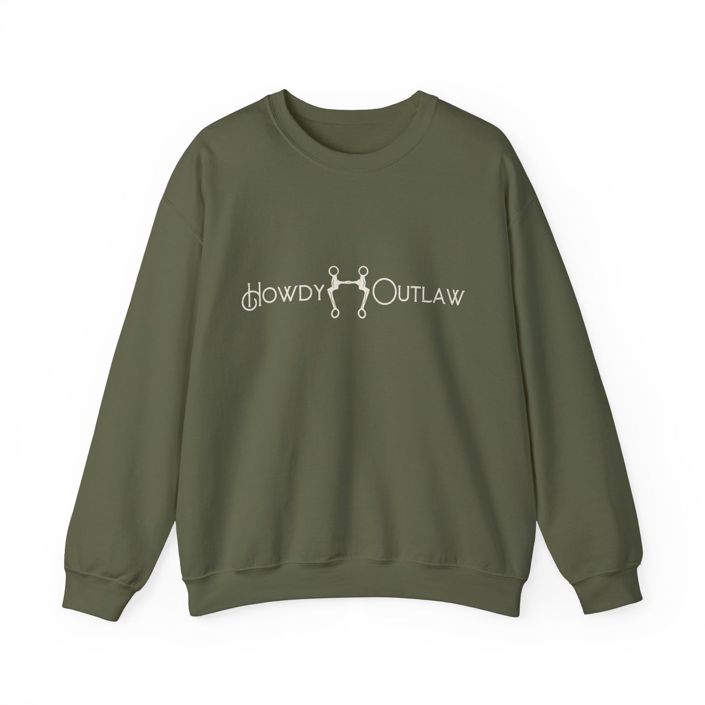 Olive Blowin Smoke Crewneck Sweatshirt