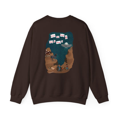 Coffee Brown Let’s Get Drunk & Steal A Horse Crewneck Sweatshirt