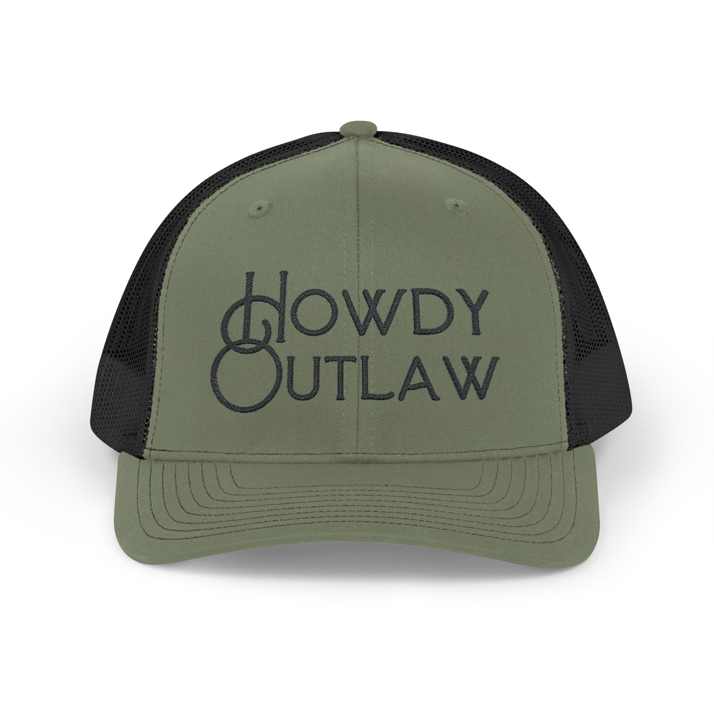 Howdy Outlaw Cap - Moss Green